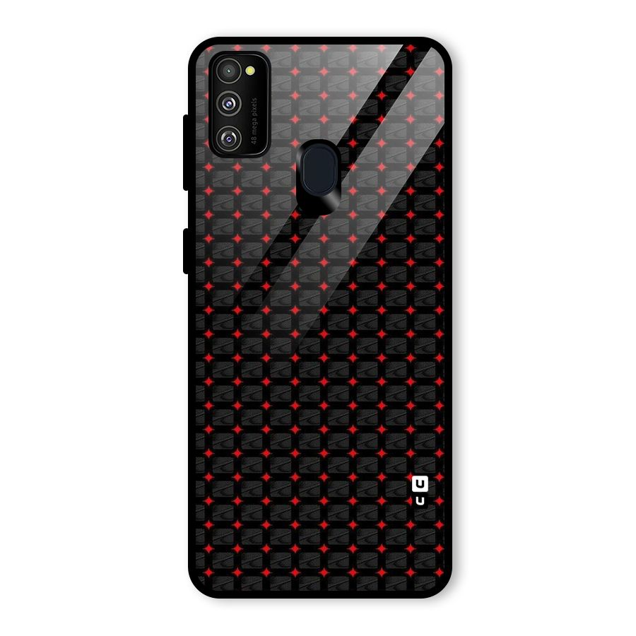 Class With Polka Glass Back Case for Galaxy M30s