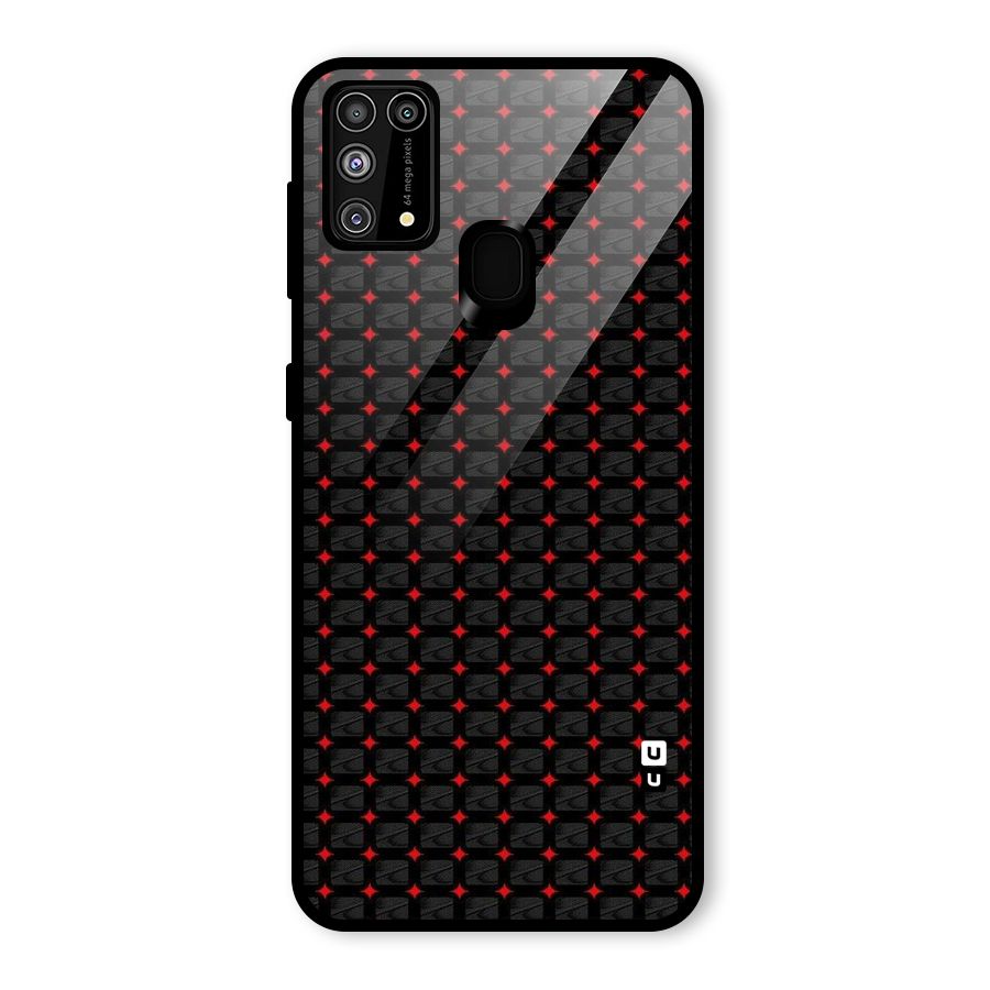 Class With Polka Glass Back Case for Galaxy M31