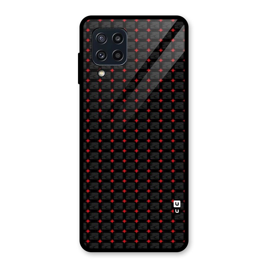 Class With Polka Glass Back Case for Galaxy M32