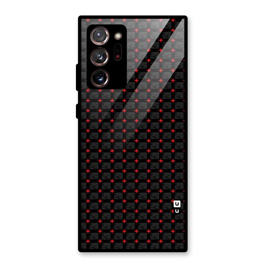 Class With Polka Glass Back Case for Galaxy Note 20 Ultra