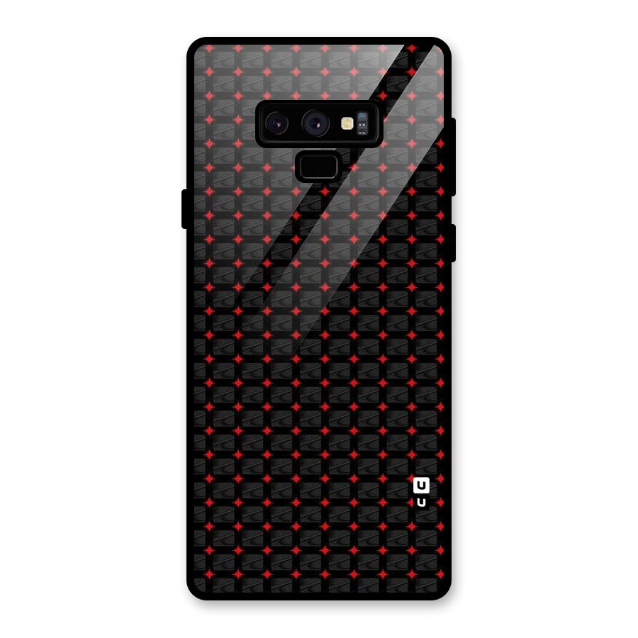 Class With Polka Glass Back Case for Galaxy Note 9