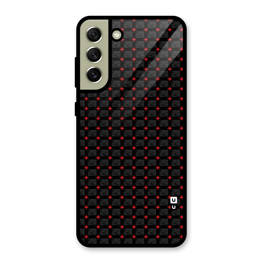 Class With Polka Glass Back Case for Galaxy S21 FE 5G