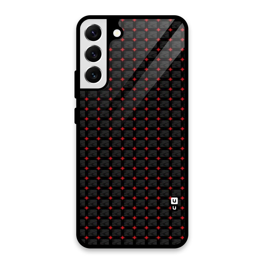 Class With Polka Glass Back Case for Galaxy S22 Plus 5G
