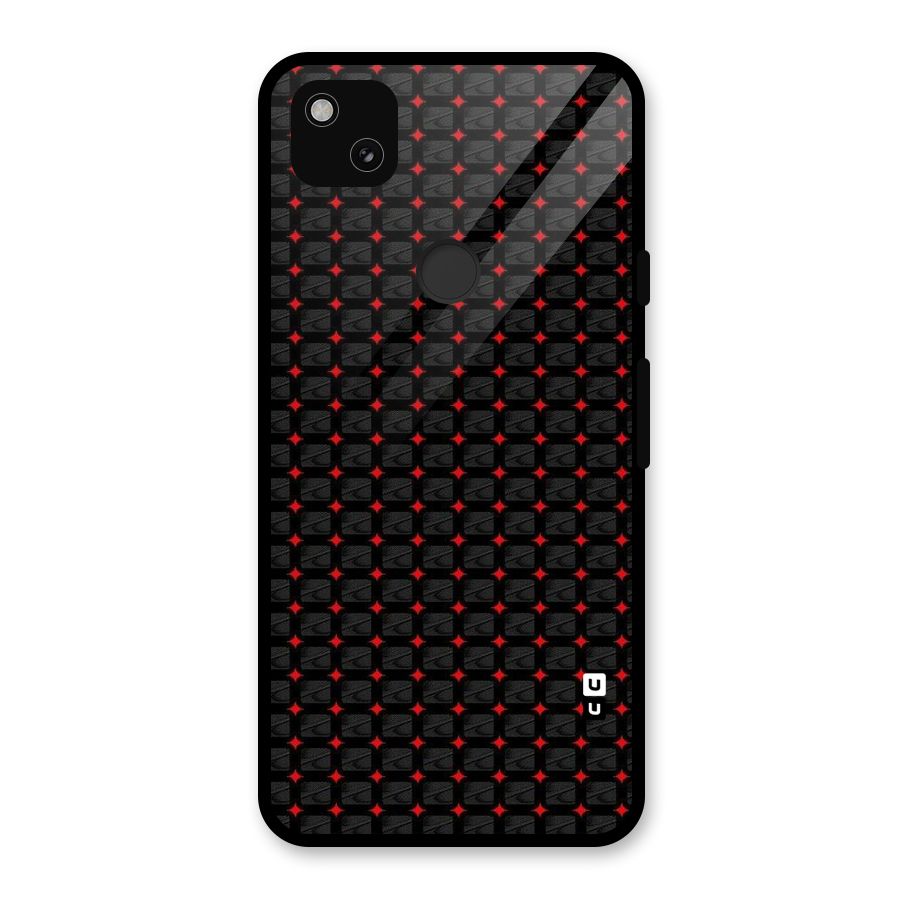 Class With Polka Glass Back Case for Google Pixel 4a