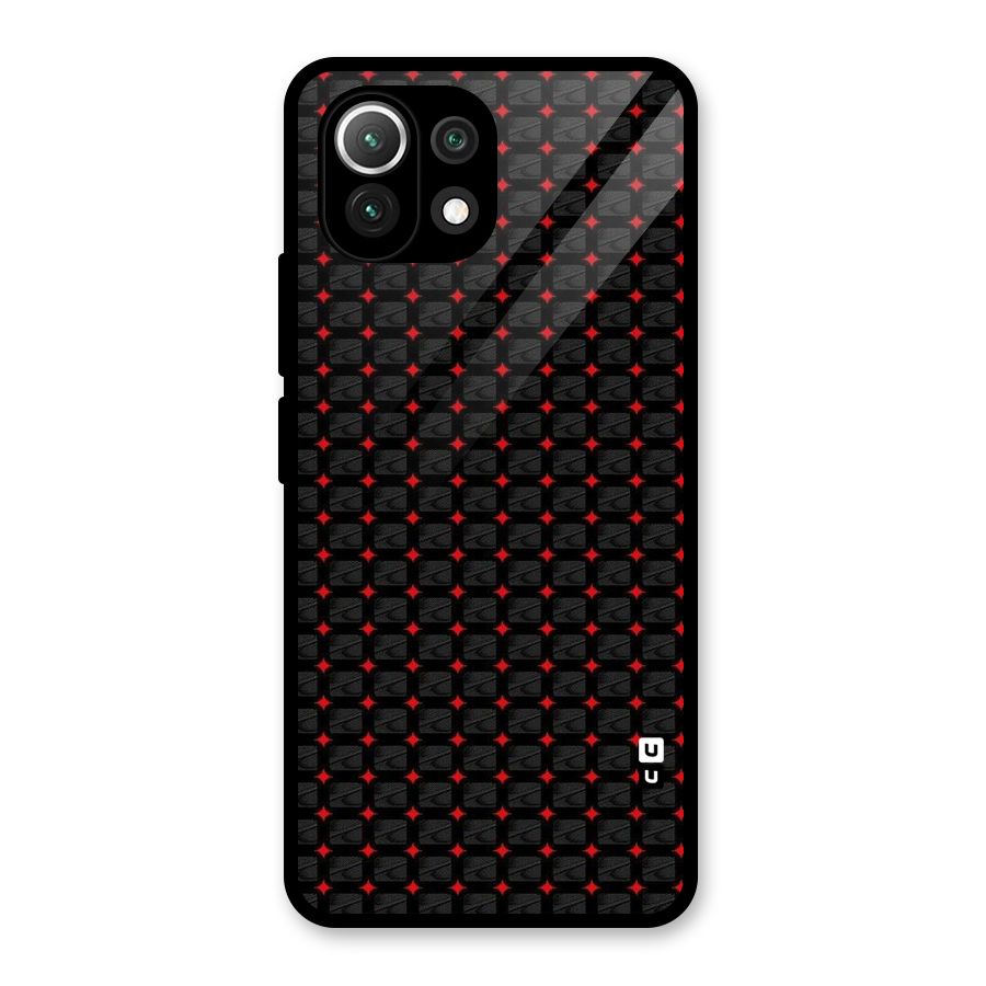 Class With Polka Glass Back Case for Mi 11 Lite