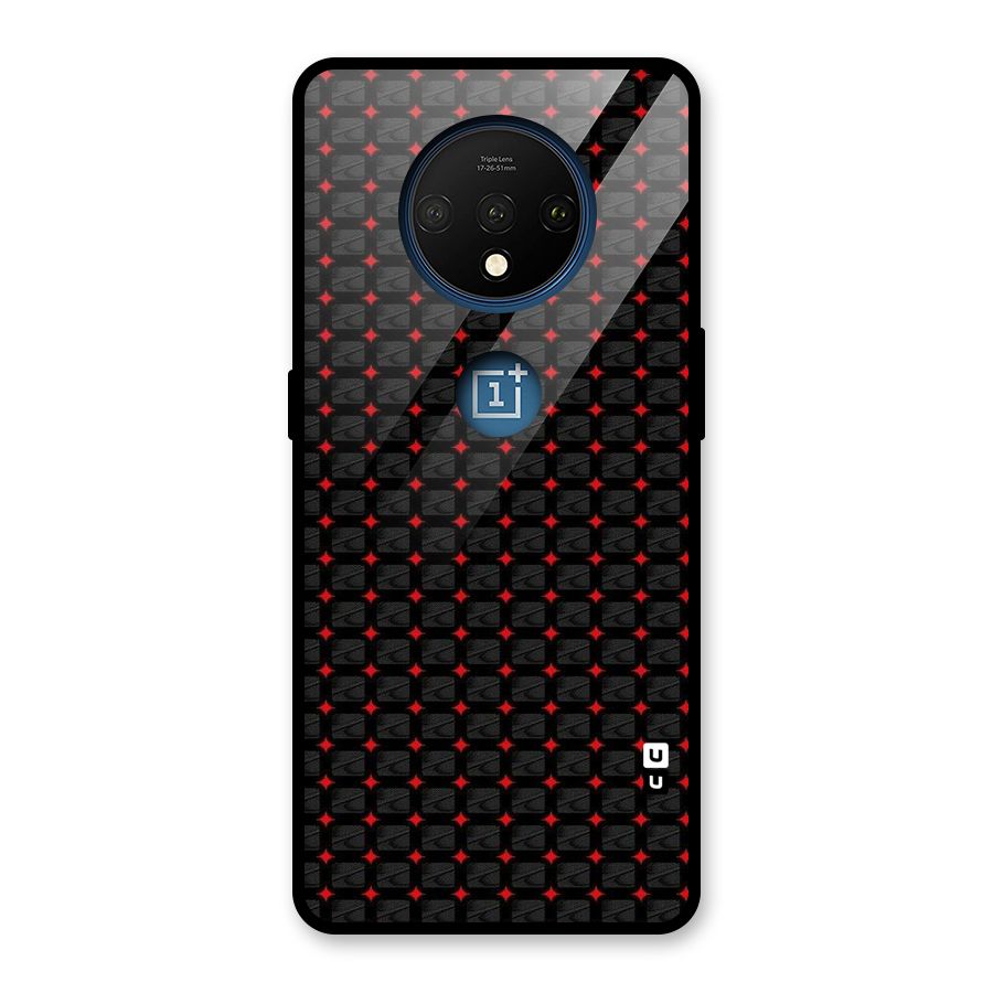Class With Polka Glass Back Case for OnePlus 7T