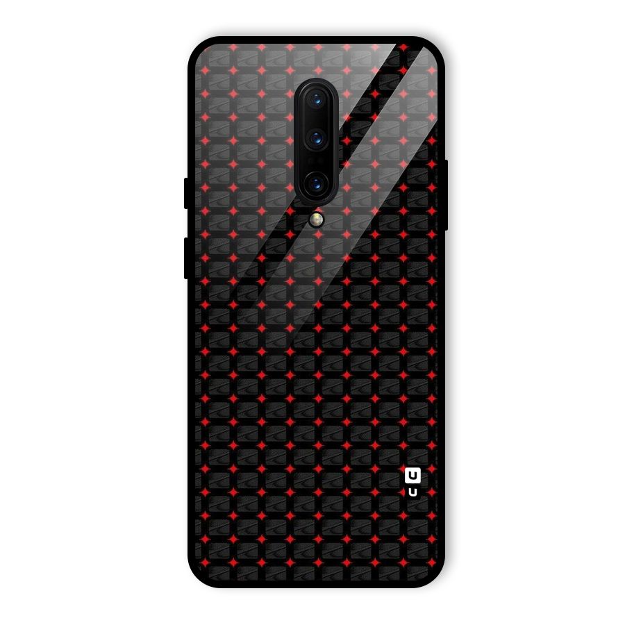 Class With Polka Glass Back Case for OnePlus 7 Pro