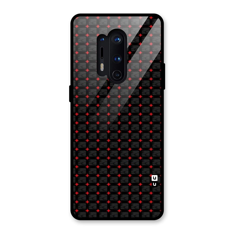 Class With Polka Glass Back Case for OnePlus 8 Pro