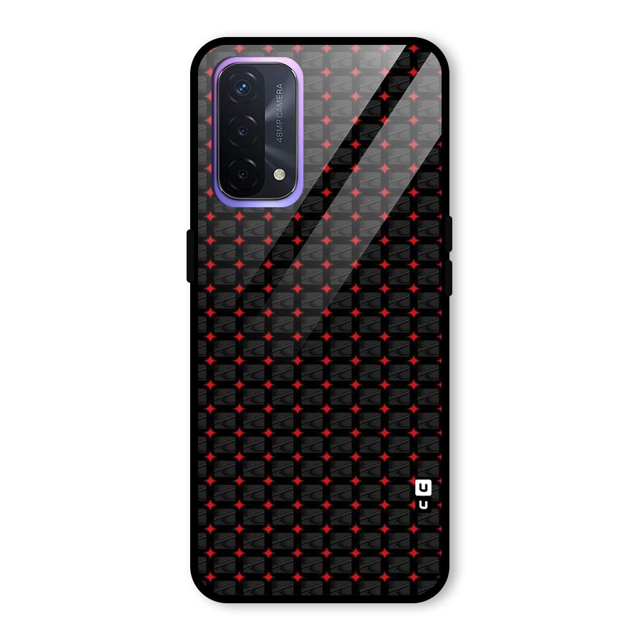 Class With Polka Glass Back Case for Oppo A74 5G