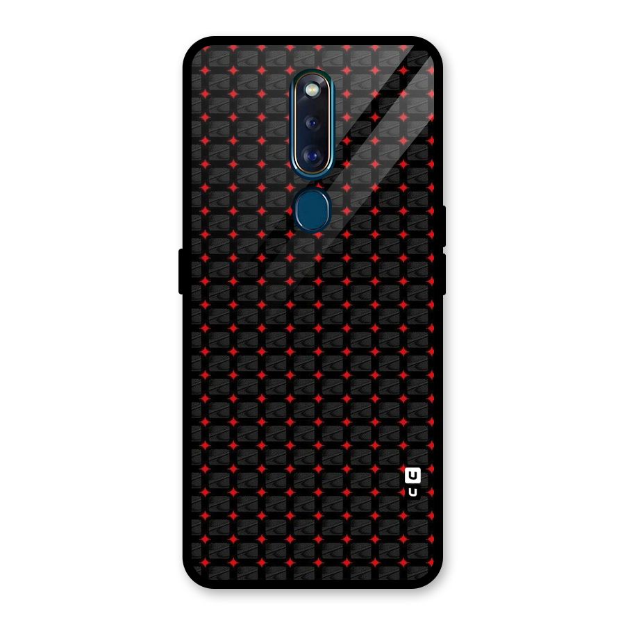 Class With Polka Glass Back Case for Oppo F11 Pro