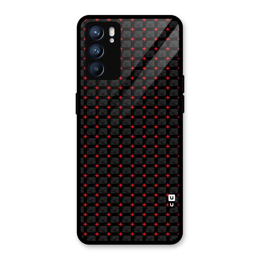 Class With Polka Glass Back Case for Oppo Reno6 5G