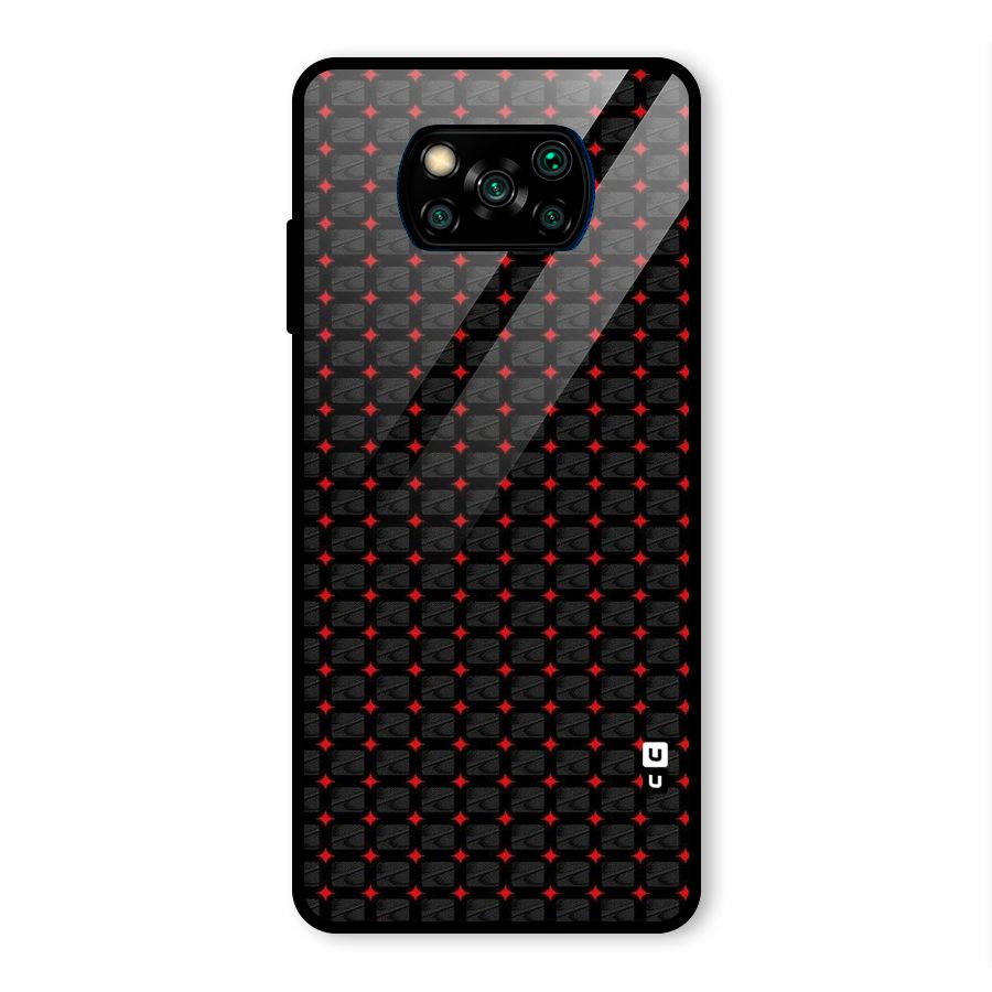 Class With Polka Glass Back Case for Poco X3 Pro