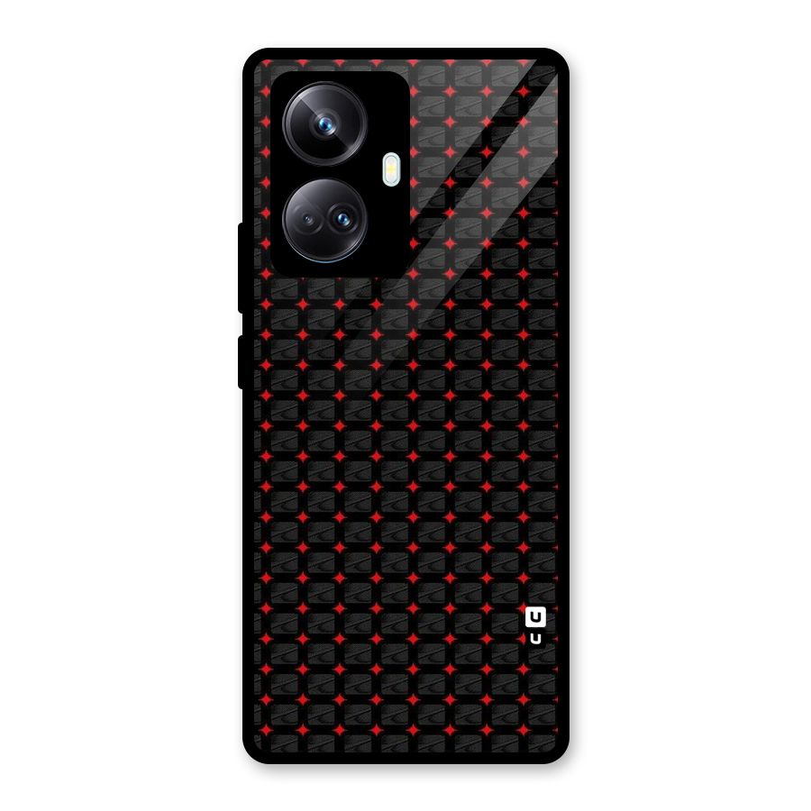 Class With Polka Glass Back Case for Realme 10 Pro Plus