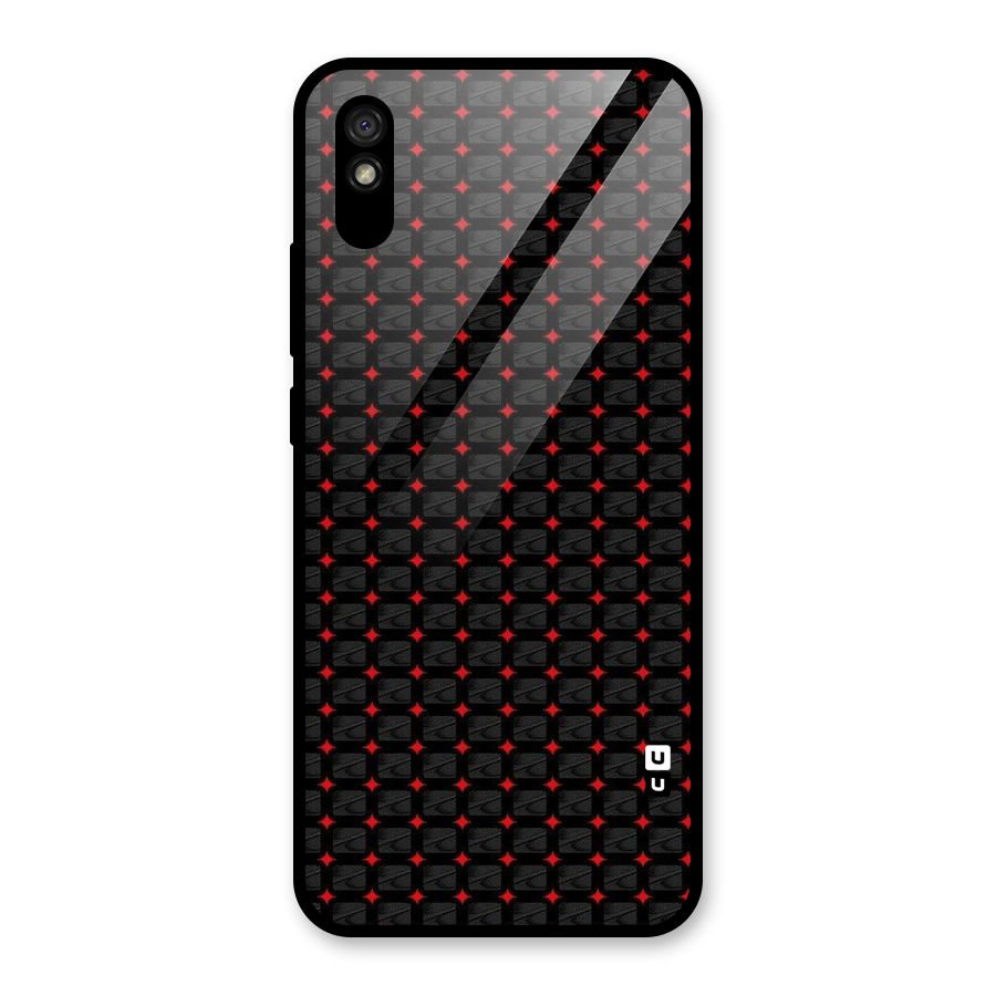 Class With Polka Glass Back Case for Redmi 9i