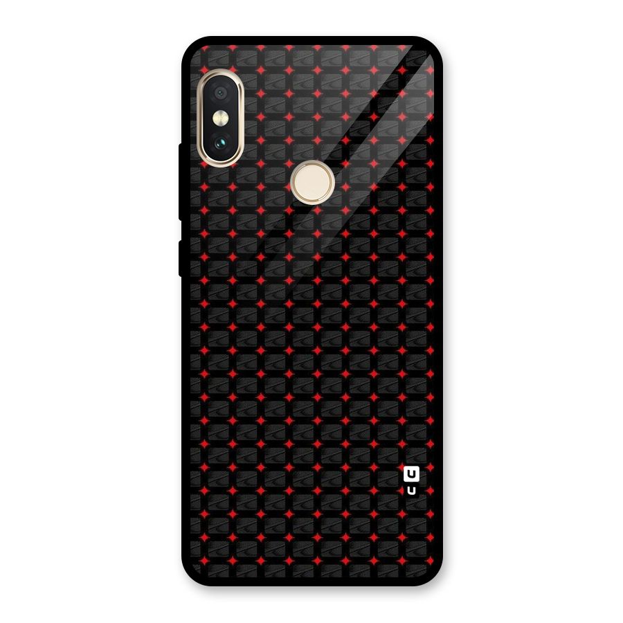 Class With Polka Glass Back Case for Redmi Note 5 Pro