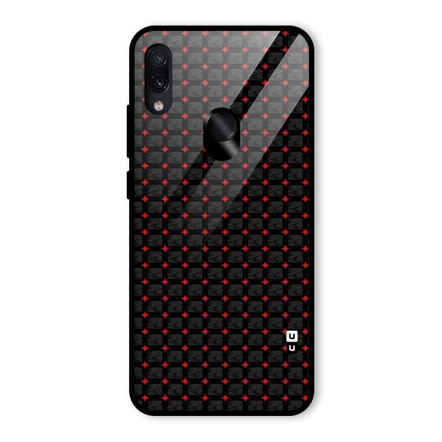 Class With Polka Glass Back Case for Redmi Note 7