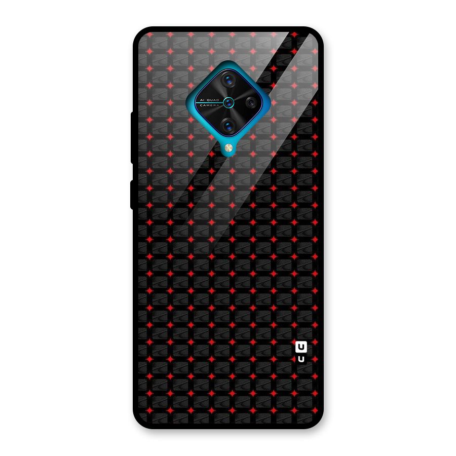 Class With Polka Glass Back Case for Vivo S1 Pro