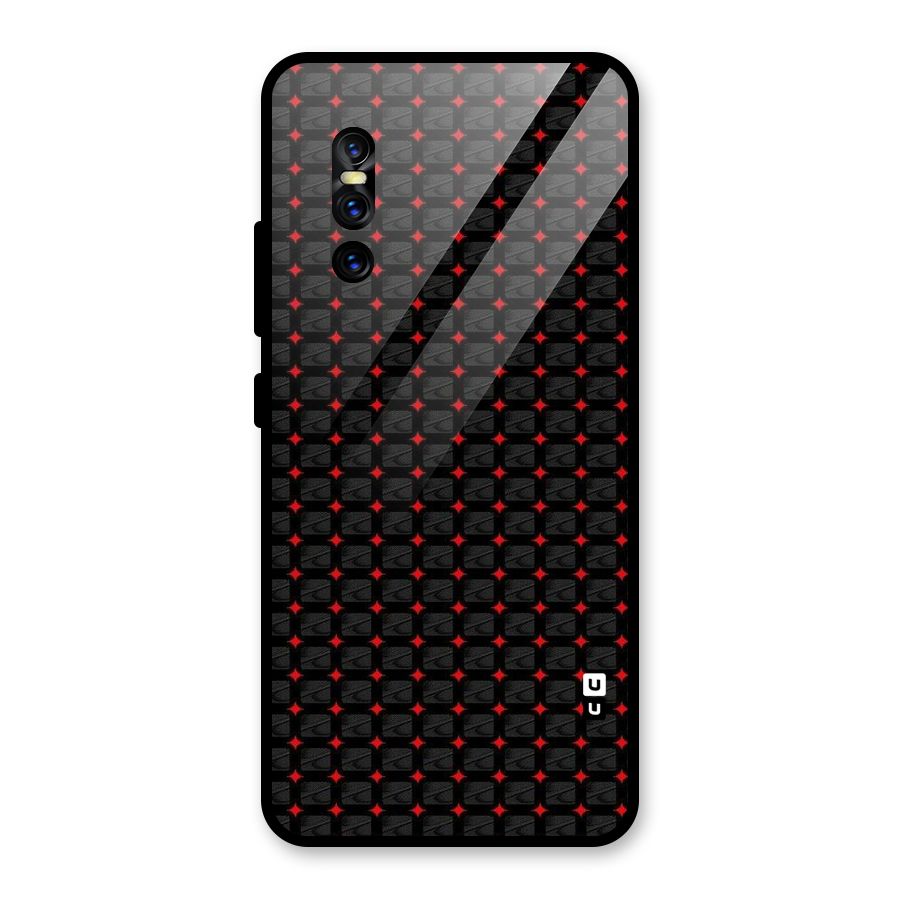 Class With Polka Glass Back Case for Vivo V15 Pro