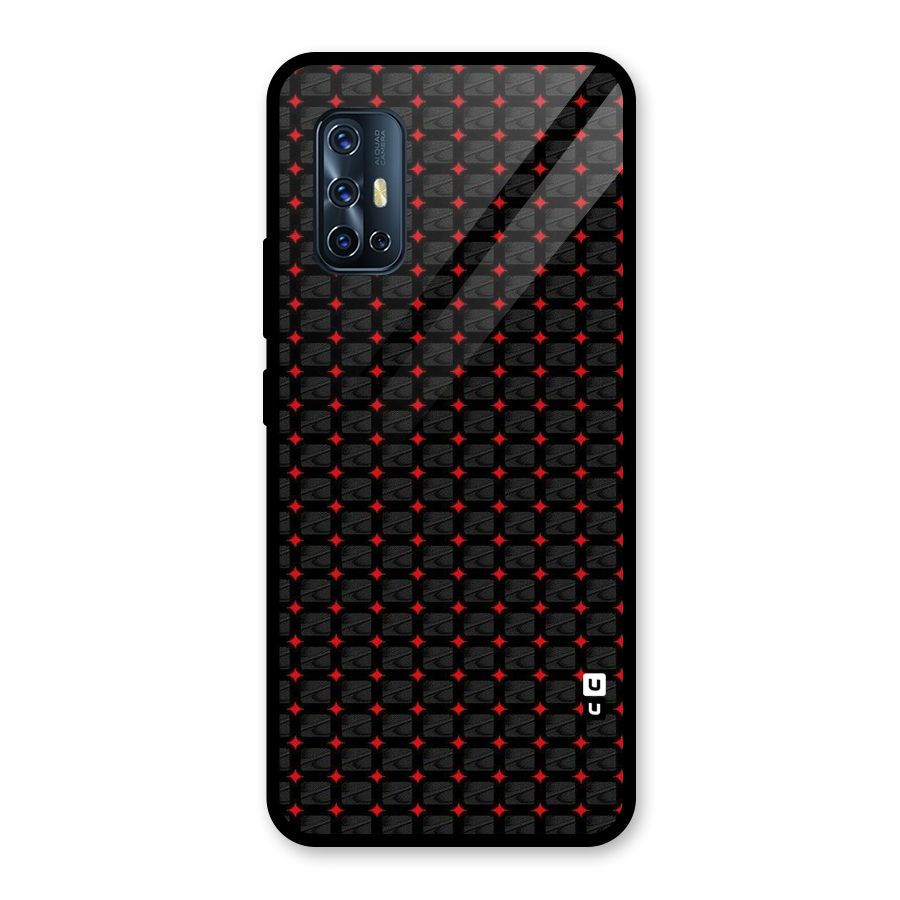 Class With Polka Glass Back Case for Vivo V17