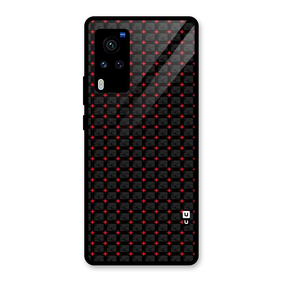 Class With Polka Glass Back Case for Vivo X60 Pro