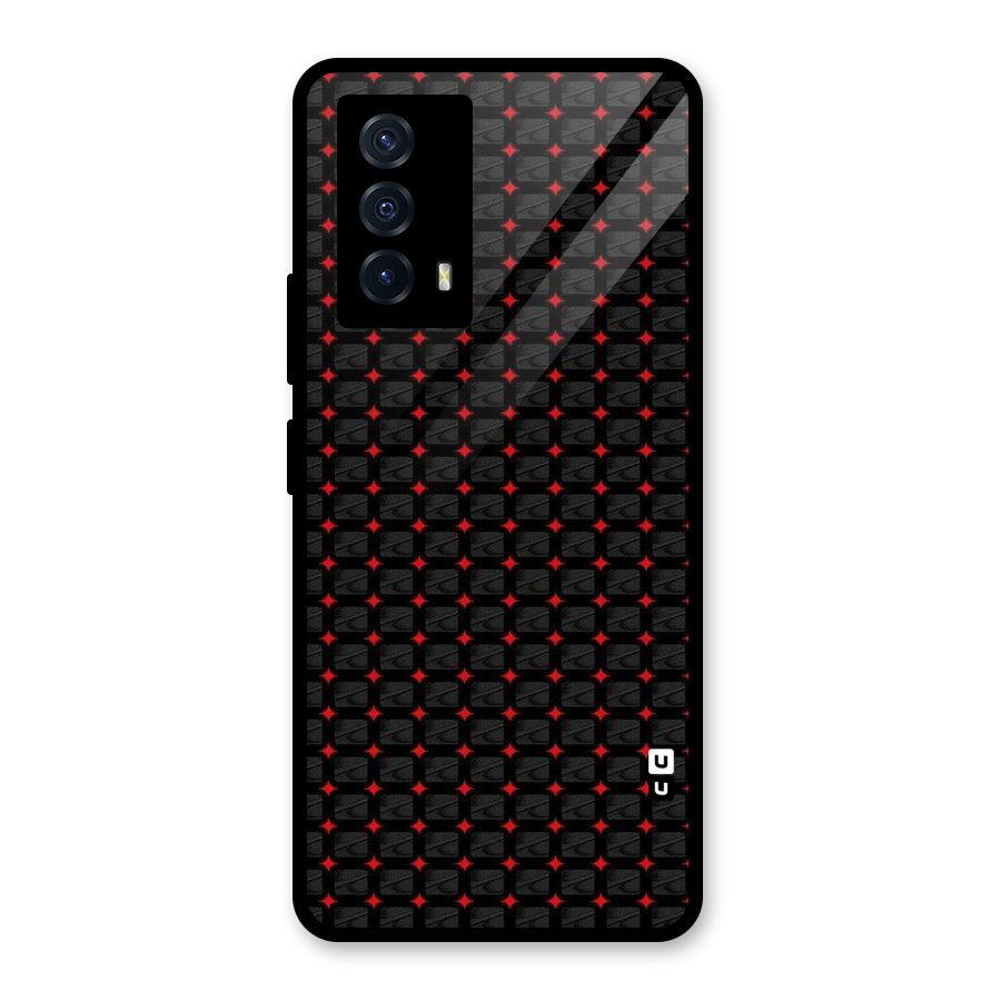 Class With Polka Glass Back Case for Vivo iQOO Z5