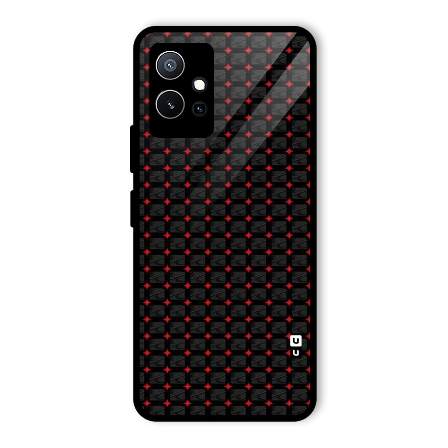 Class With Polka Glass Back Case for Vivo iQOO Z6