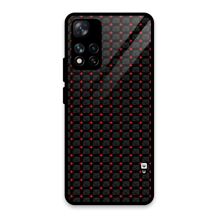 Class With Polka Glass Back Case for Xiaomi 11i HyperCharge 5G