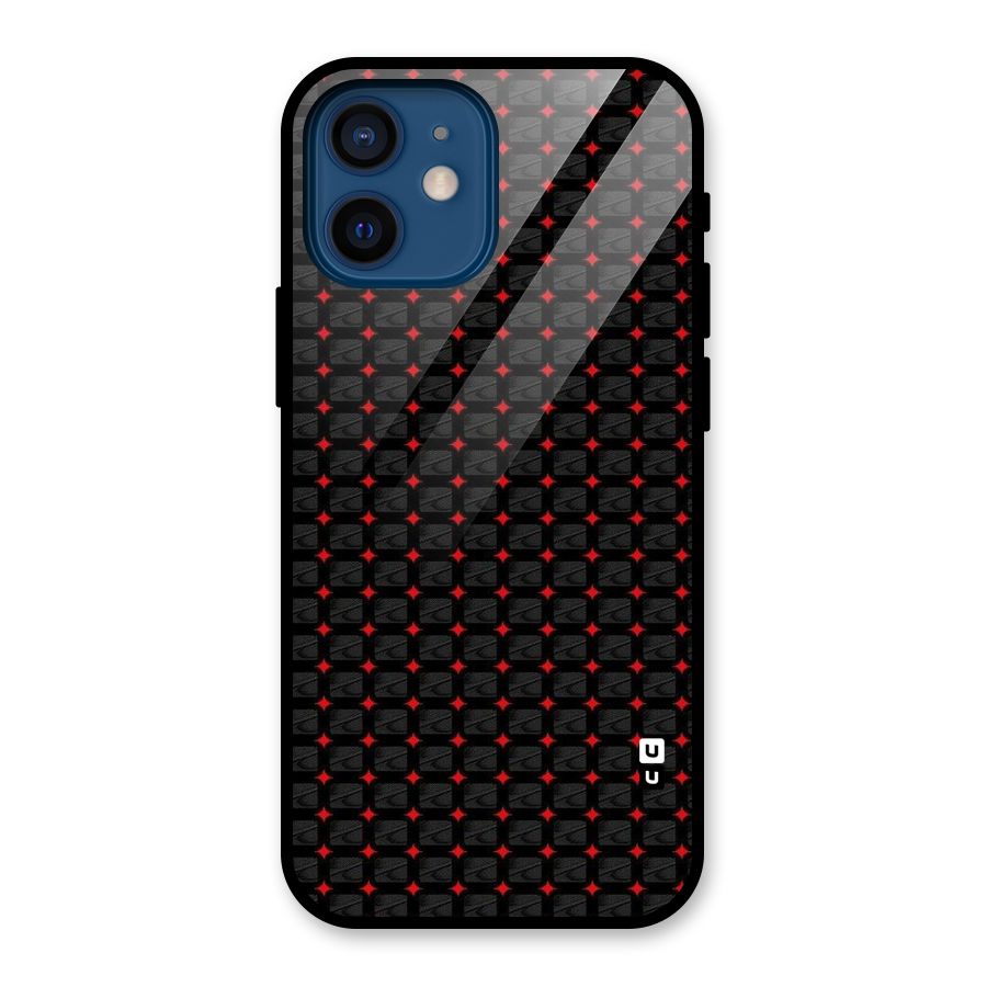 Class With Polka Glass Back Case for iPhone 12 Mini