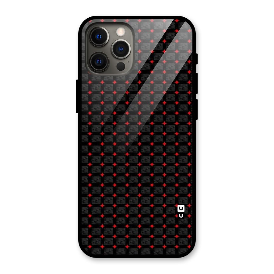 Class With Polka Glass Back Case for iPhone 12 Pro Max