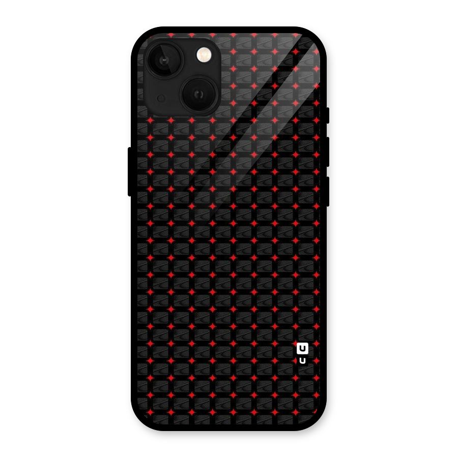 Class With Polka Glass Back Case for iPhone 13