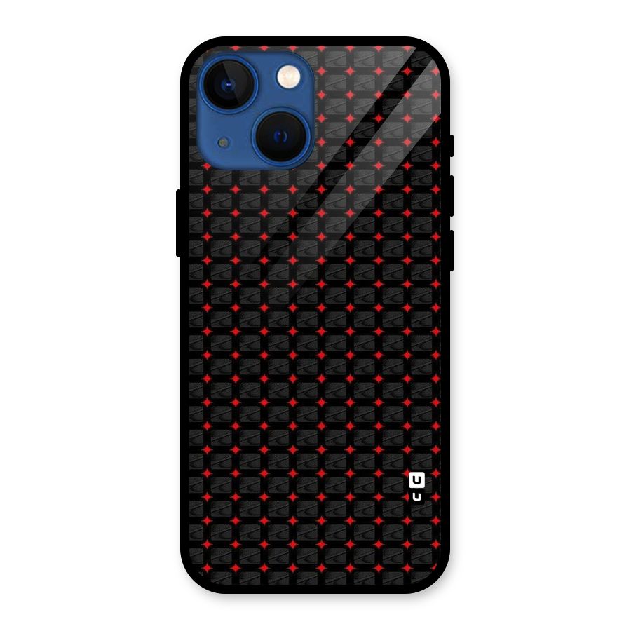 Class With Polka Glass Back Case for iPhone 13 Mini