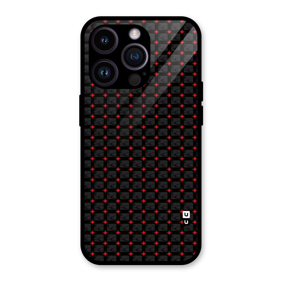 Class With Polka Glass Back Case for iPhone 14 Pro