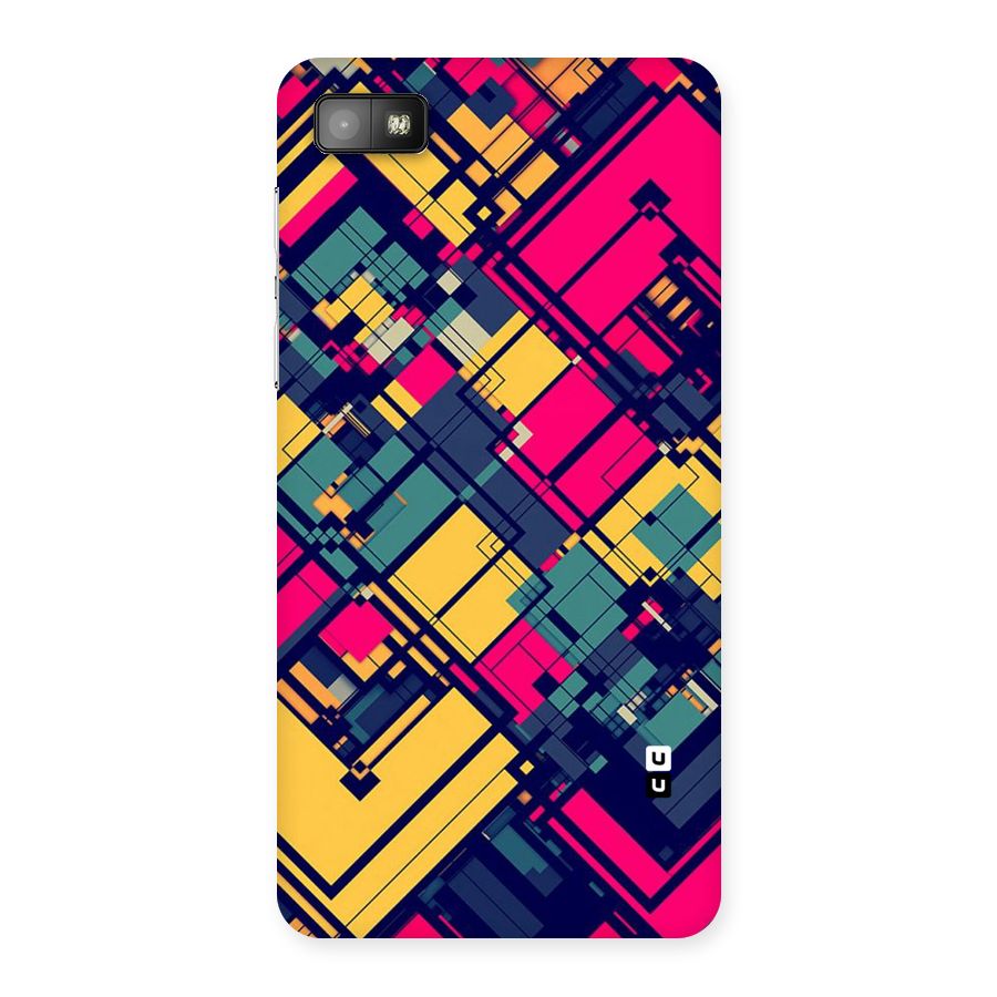 Classic Abstract Coloured Back Case for Blackberry Z10