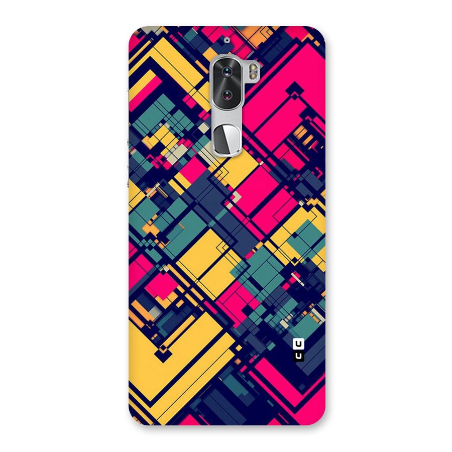 Classic Abstract Coloured Back Case for Coolpad Cool 1