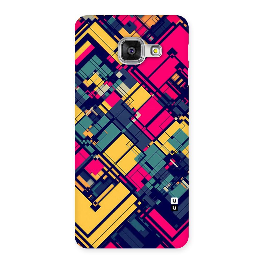 Classic Abstract Coloured Back Case for Galaxy A3 2016