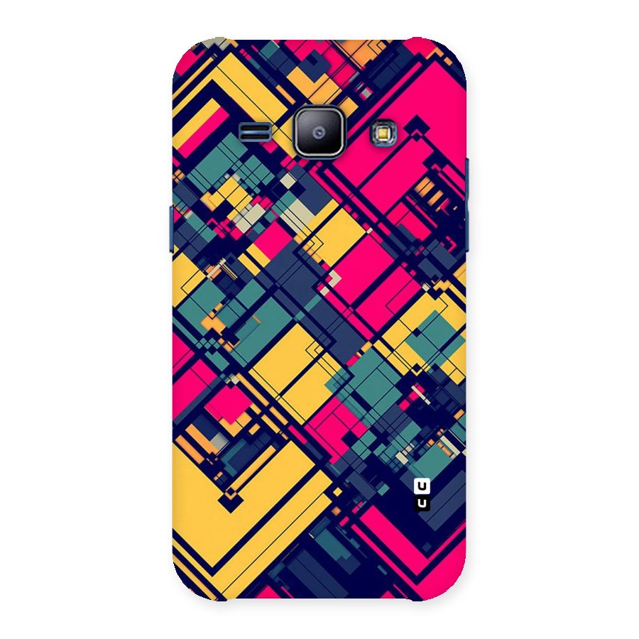 Classic Abstract Coloured Back Case for Galaxy J1