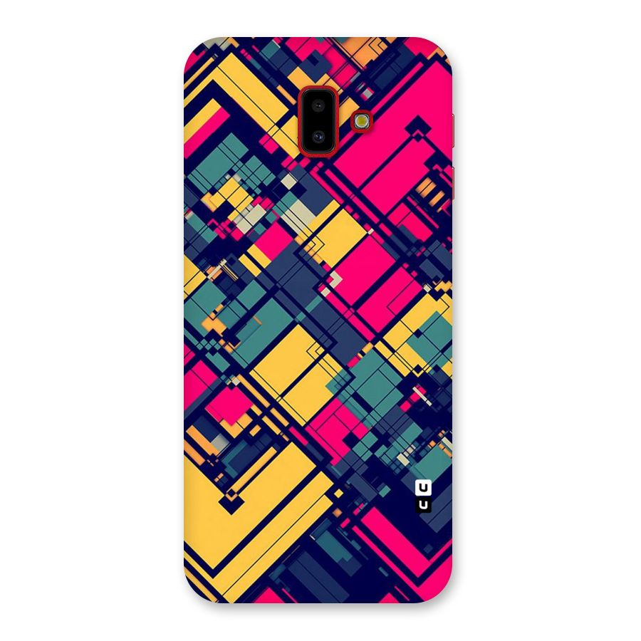 Classic Abstract Coloured Back Case for Galaxy J6 Plus