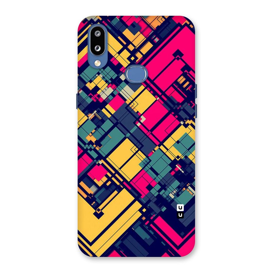 Classic Abstract Coloured Back Case for Galaxy M01s
