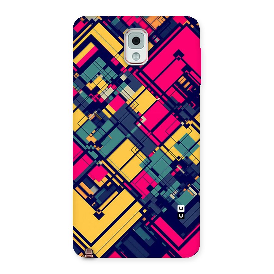 Classic Abstract Coloured Back Case for Galaxy Note 3