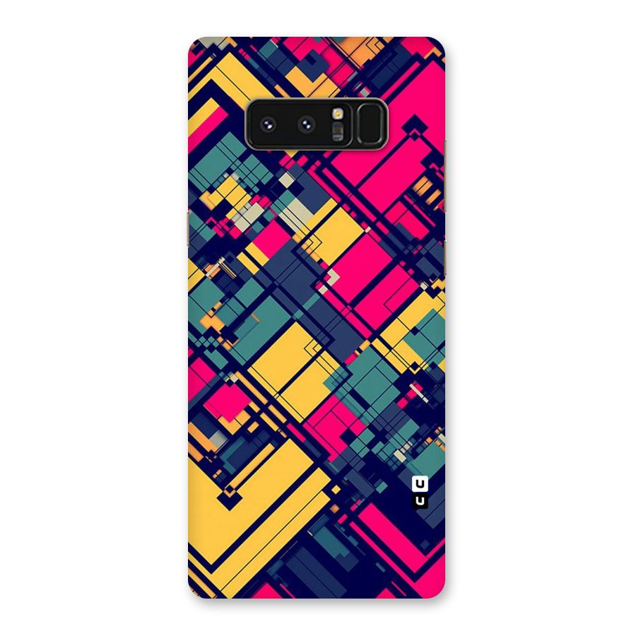 Classic Abstract Coloured Back Case for Galaxy Note 8