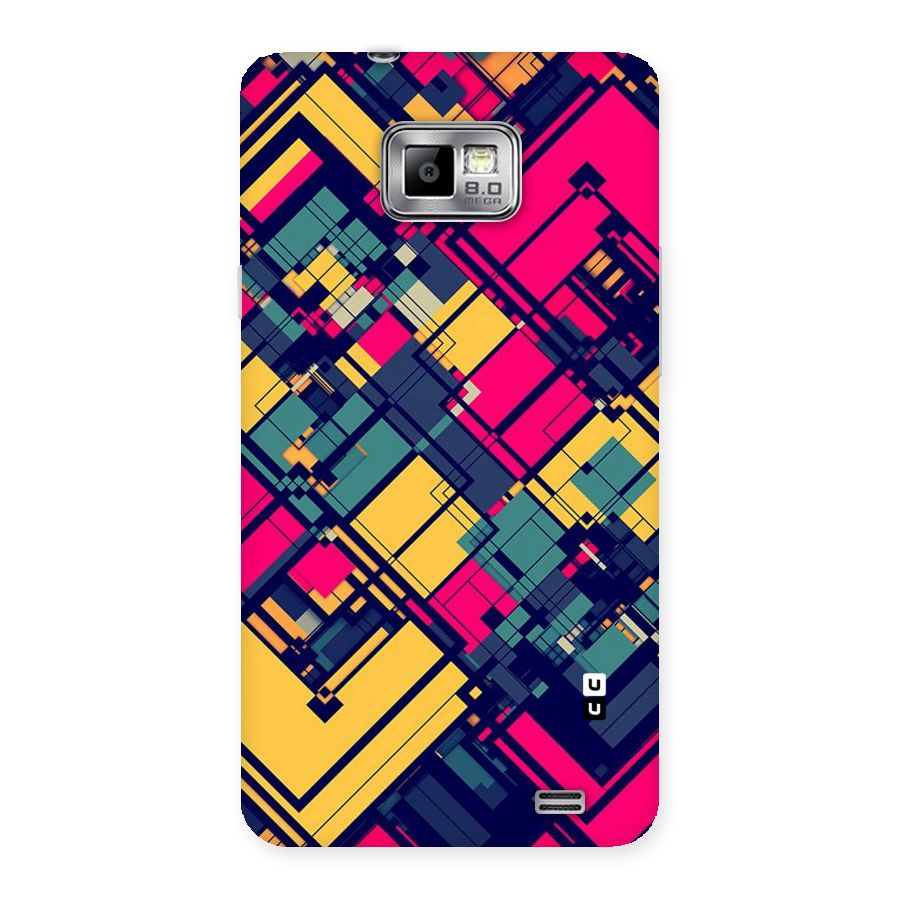 Classic Abstract Coloured Back Case for Galaxy S2