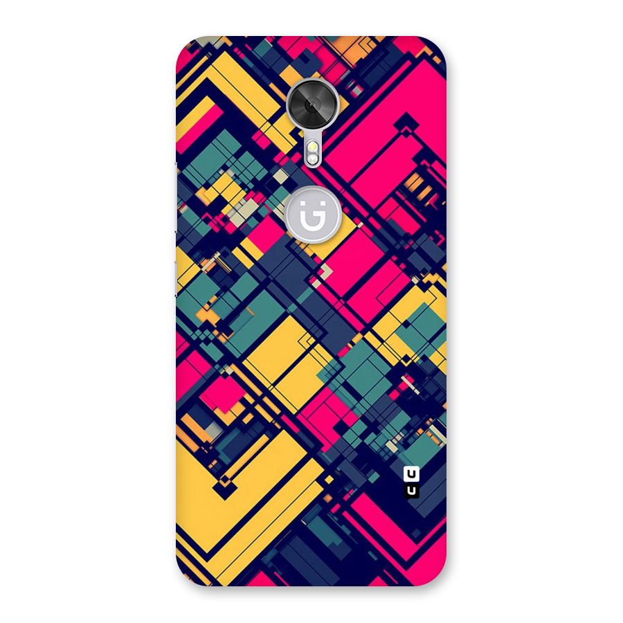 Classic Abstract Coloured Back Case for Gionee A1