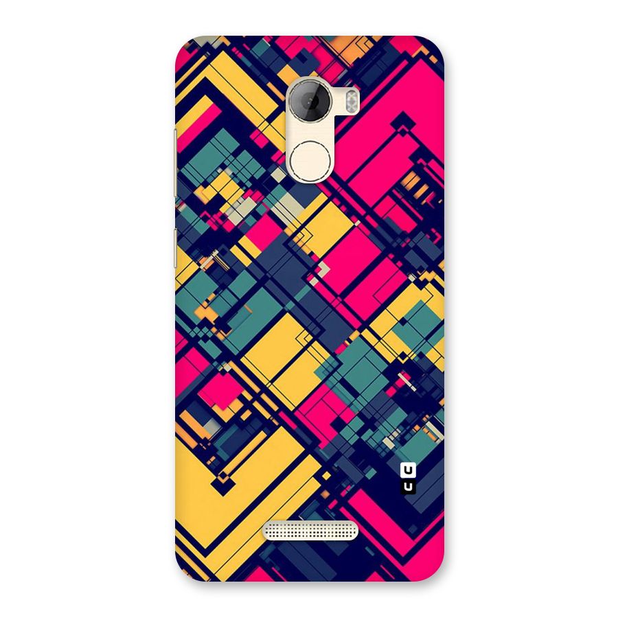 Classic Abstract Coloured Back Case for Gionee A1 LIte