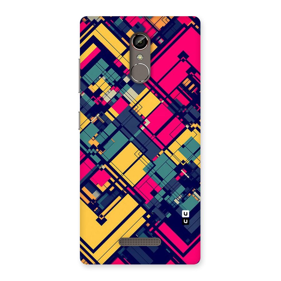 Classic Abstract Coloured Back Case for Gionee S6s