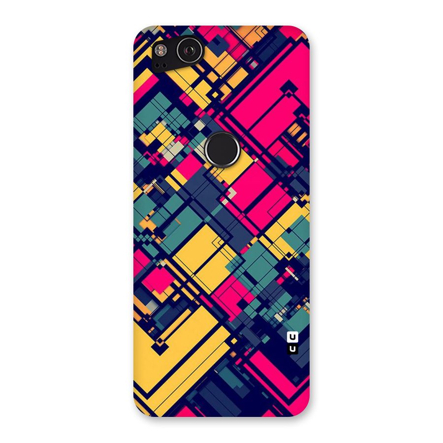 Classic Abstract Coloured Back Case for Google Pixel 2