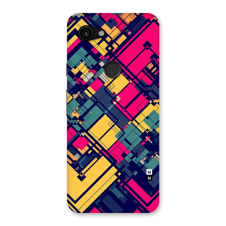 Classic Abstract Coloured Back Case for Google Pixel 3a
