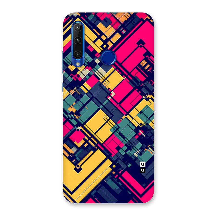 Classic Abstract Coloured Back Case for Honor 20i