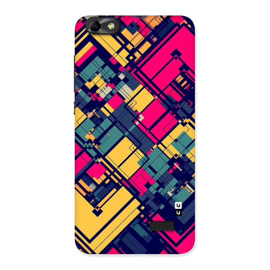 Classic Abstract Coloured Back Case for Honor 4C