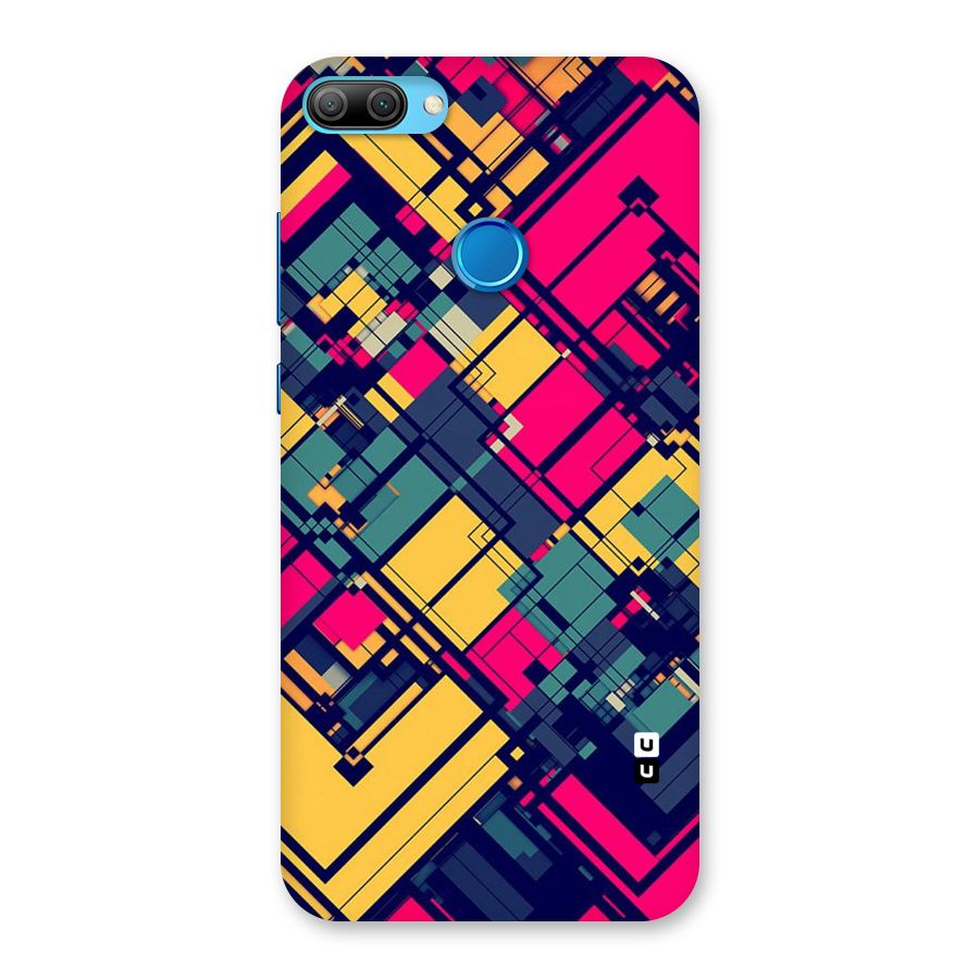 Classic Abstract Coloured Back Case for Honor 9N