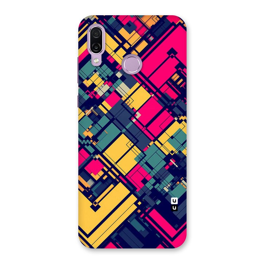 Classic Abstract Coloured Back Case for Honor Play